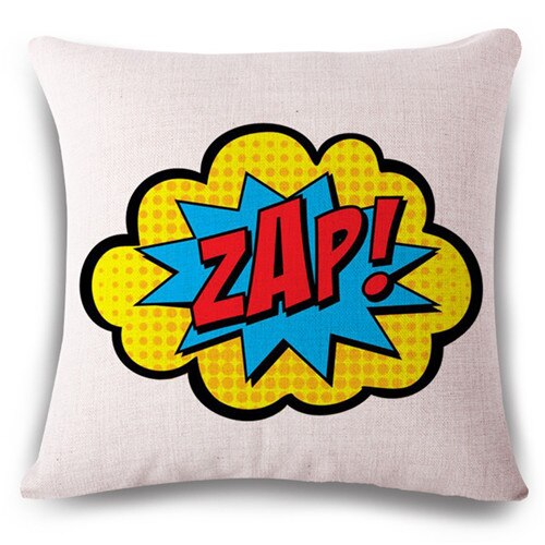 Pop Bang Decorative Pillows Cushion Pop Animation Art Decorativos