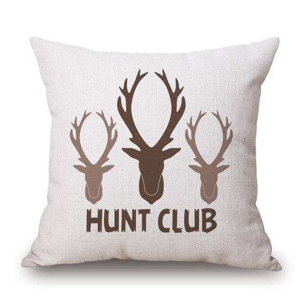Animal Cushion Cover Deer Cushion Pillow