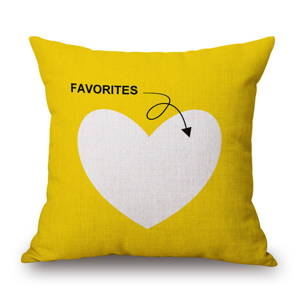 Plain Modern Cushion Cover Seat For Sofa Pillow Cover