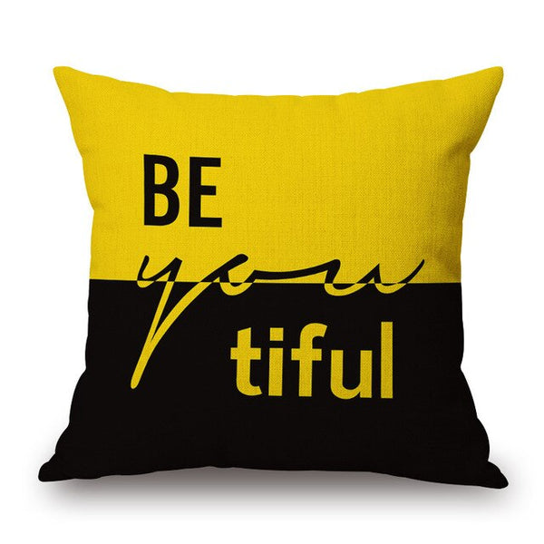 Plain Modern Cushion Cover Seat For Sofa Pillow Cover