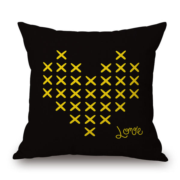 Plain Modern Cushion Cover Seat For Sofa Pillow Cover