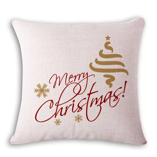 Merry Christmas Pillow Cover