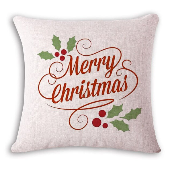 Merry Christmas Pillow Cover