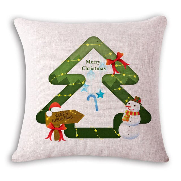 Merry Christmas Pillow Cover