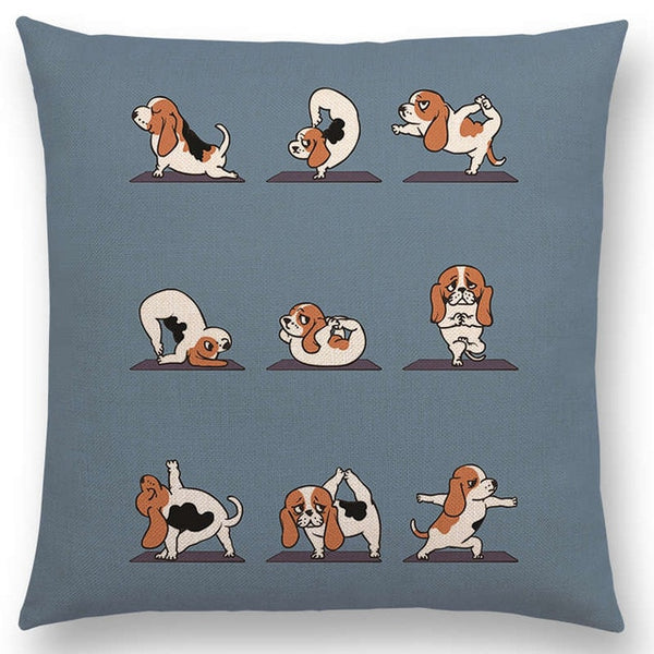 Interesting Animals Yoga Sofa Pillow Case