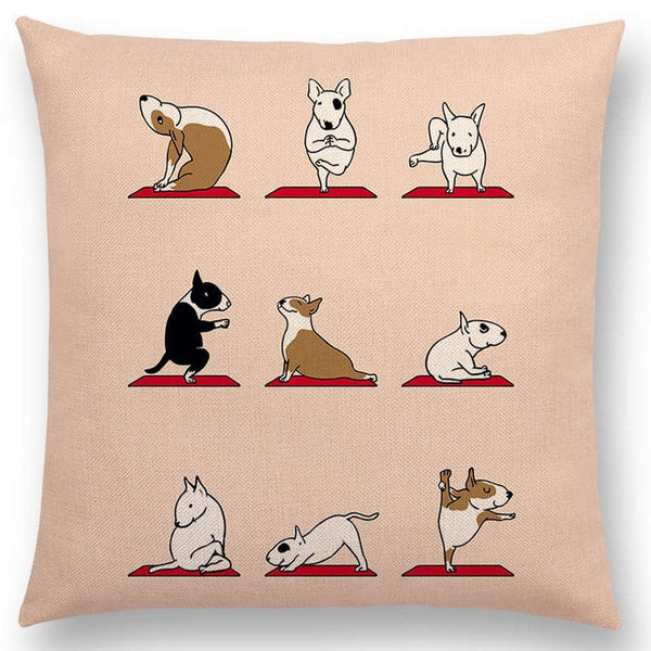 Interesting Animals Yoga Sofa Pillow Case