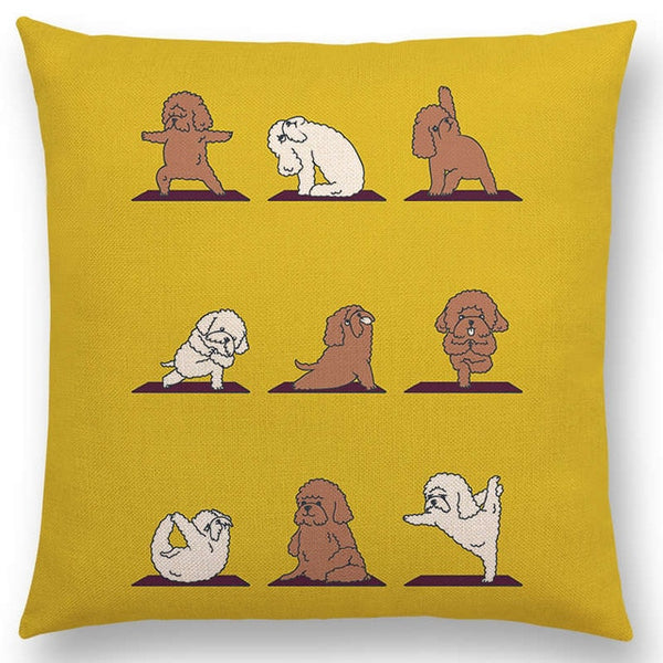 Interesting Animals Yoga Sofa Pillow Case