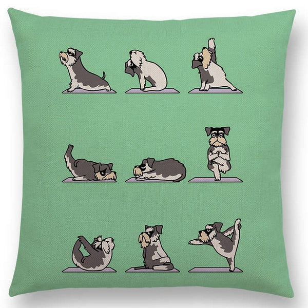 Interesting Animals Yoga Sofa Pillow Case