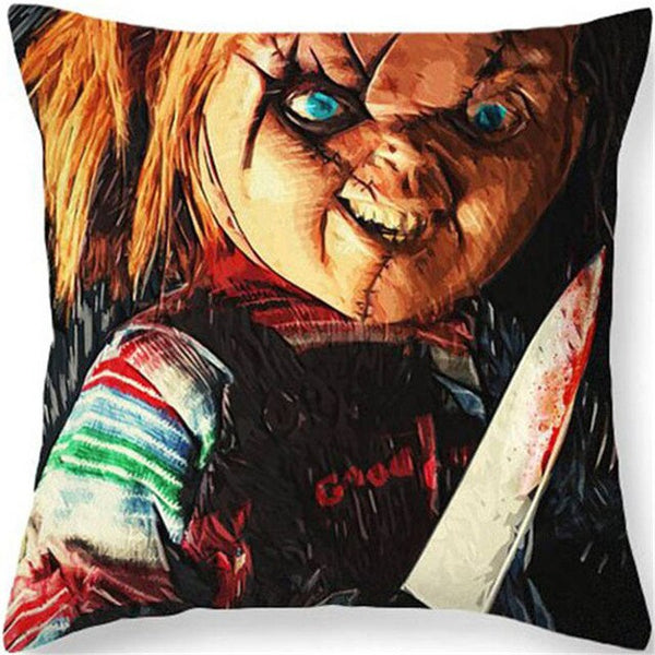 Halloween Cushion Cover Bride of Chucky Pillowcase