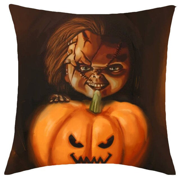 Halloween Cushion Cover Bride of Chucky Pillowcase