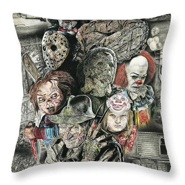 Halloween Cushion Cover Bride of Chucky Pillowcase