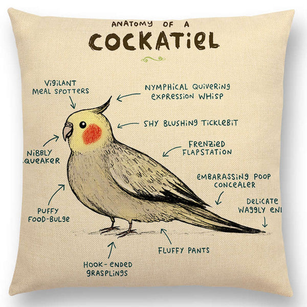 Funny Animals Pillow Case