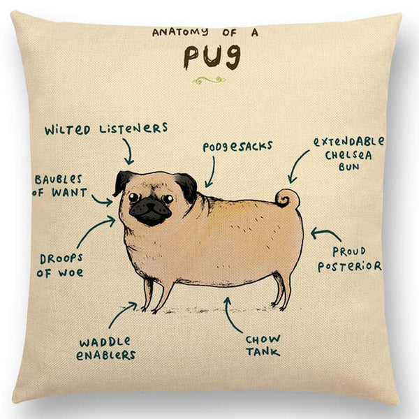 Funny Animals Pillow Case