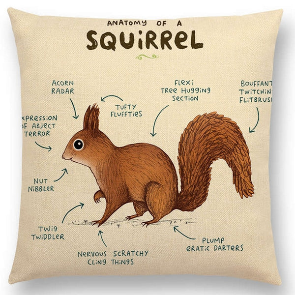 Funny Animals Pillow Case