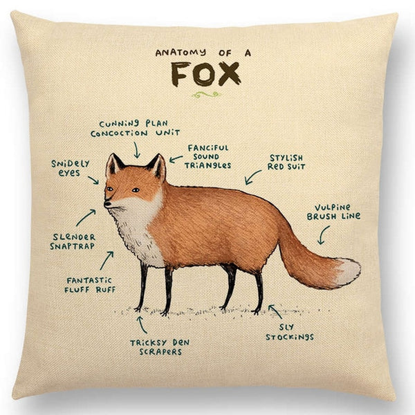 Funny Animals Pillow Case