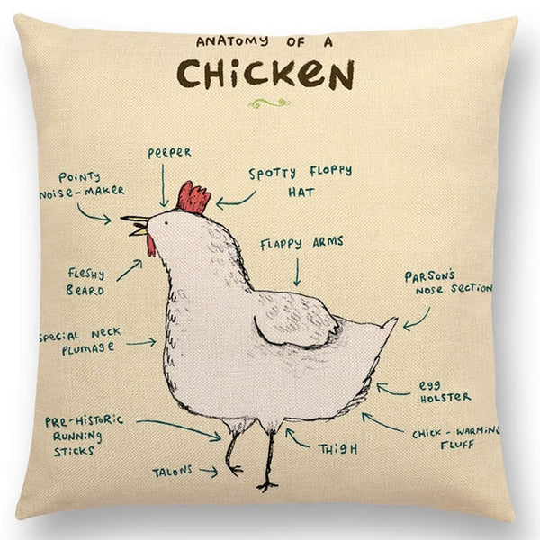 Funny Animals Pillow Case