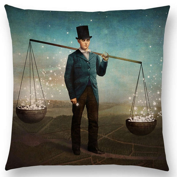 Elegant Lady Lovely Girl Cushion Cover