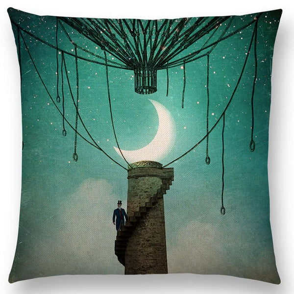 Elegant Lady Lovely Girl Cushion Cover