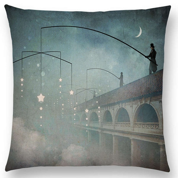 Elegant Lady Lovely Girl Cushion Cover