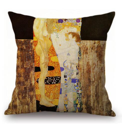 Gold Luxury Decorative Oil Painting Home Decorative Pillow Case