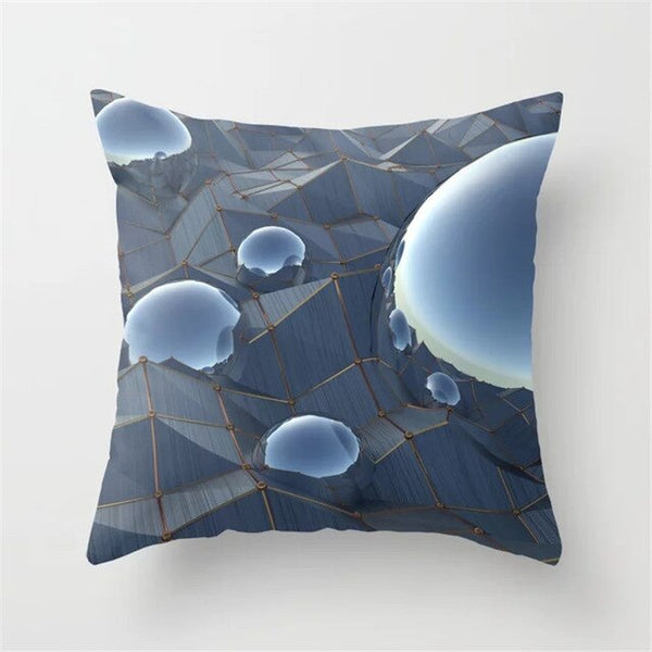 Mountain Peaks Sun Whale Cushion Cover