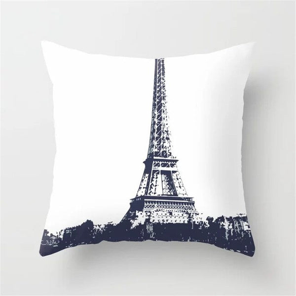 Cushion Cover Retro Printing Pillow Case