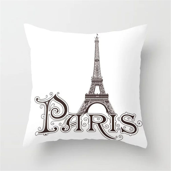 Cushion Cover Retro Printing Pillow Case