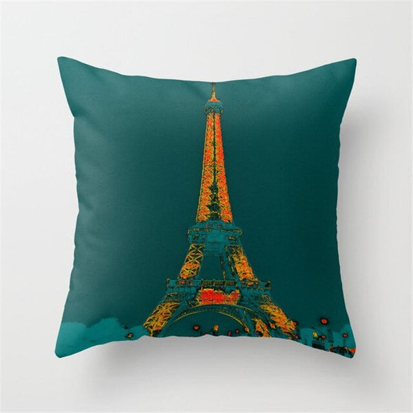 Cushion Cover Retro Printing Pillow Case