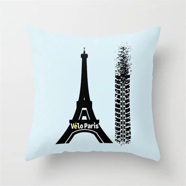 Cushion Cover Retro Printing Pillow Case