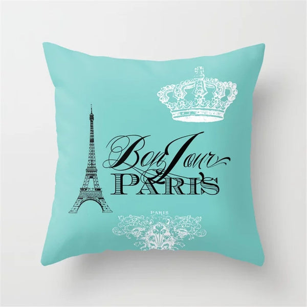 Cushion Cover Retro Printing Pillow Case
