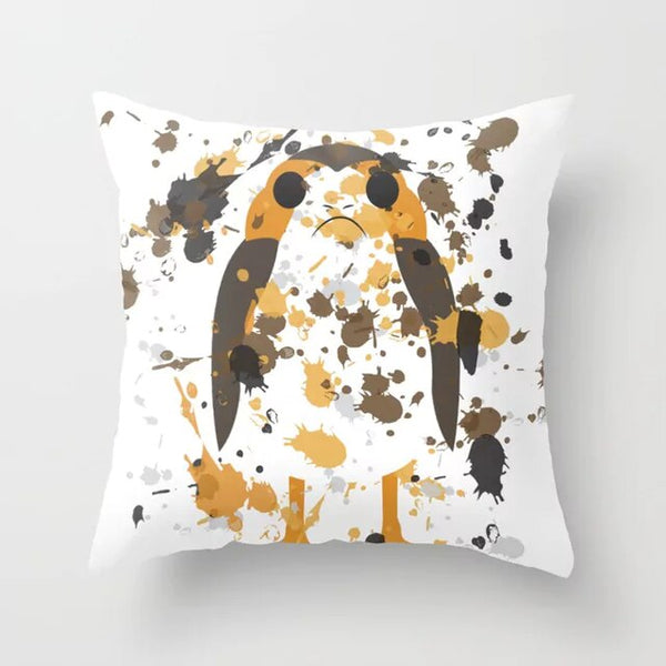 Porg Star War Cushion Cover Christmas Pillow Cover