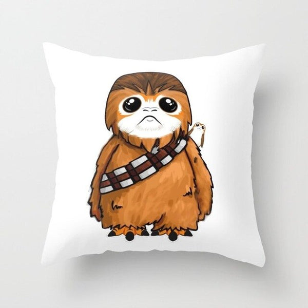 Porg Star War Cushion Cover Christmas Pillow Cover