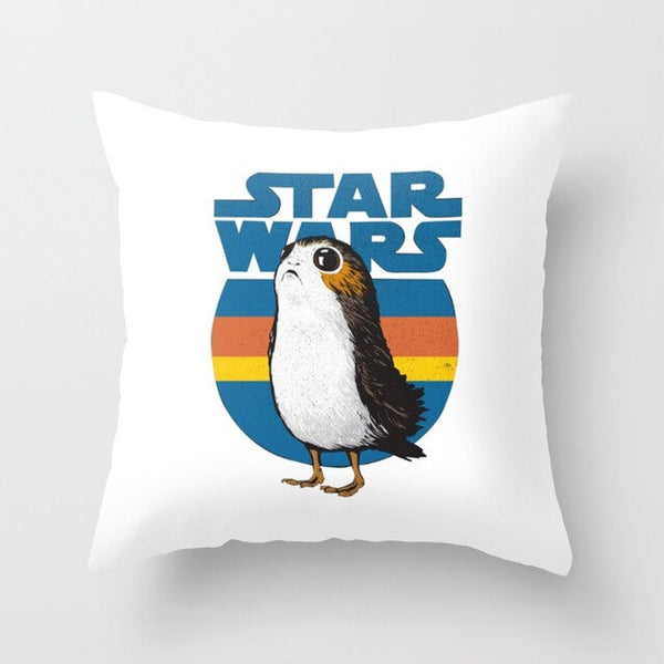 Porg Star War Cushion Cover Christmas Pillow Cover
