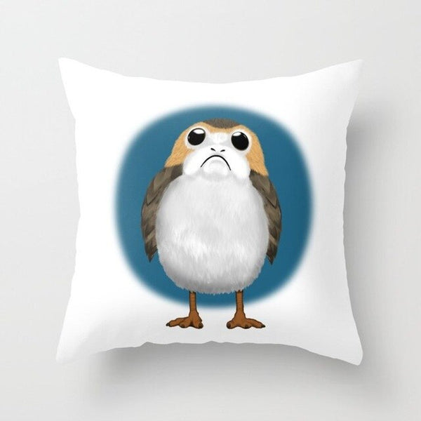 Porg Star War Cushion Cover Christmas Pillow Cover