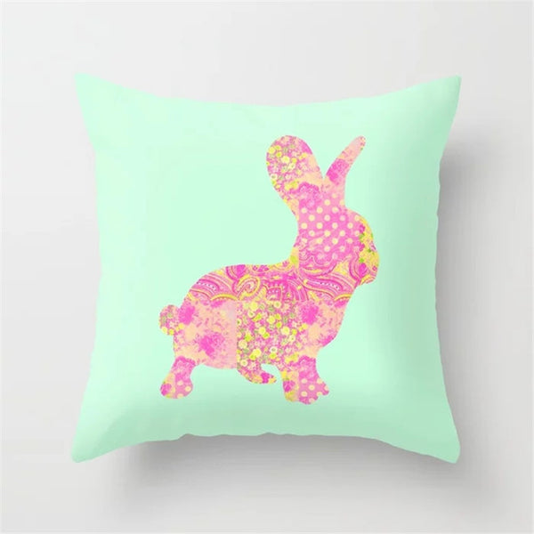 Throw Pillow Cover Easter Print Pillow Case