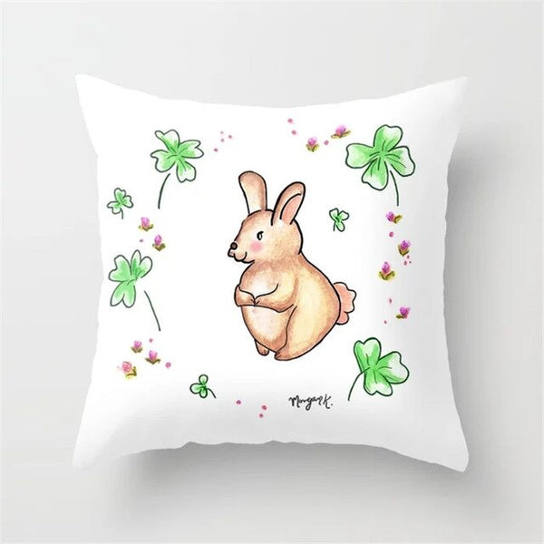 Throw Pillow Cover Easter Print Pillow Case