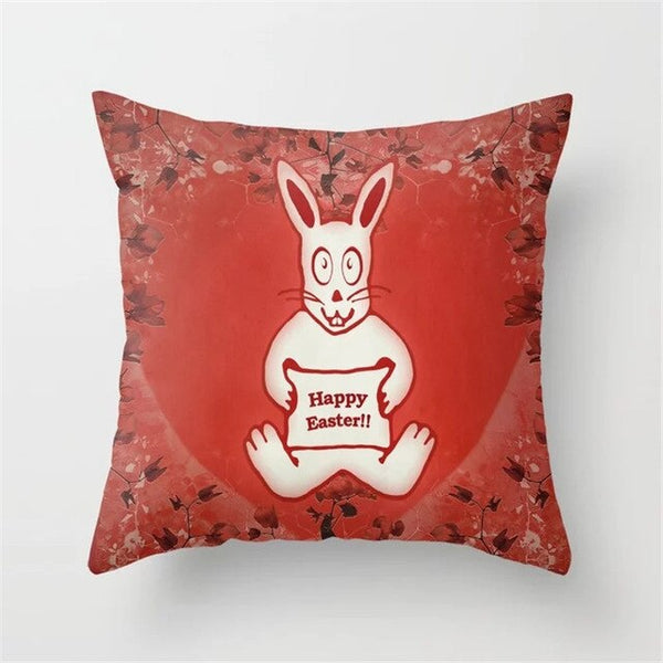 Throw Pillow Cover Easter Print Pillow Case