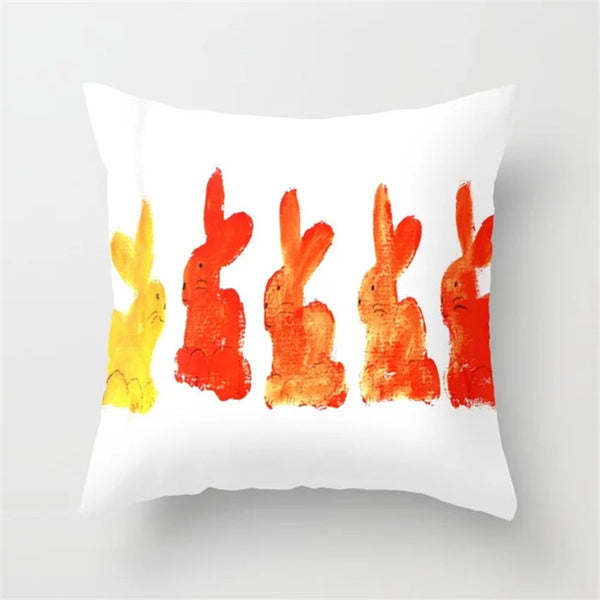 Throw Pillow Cover Easter Print Pillow Case