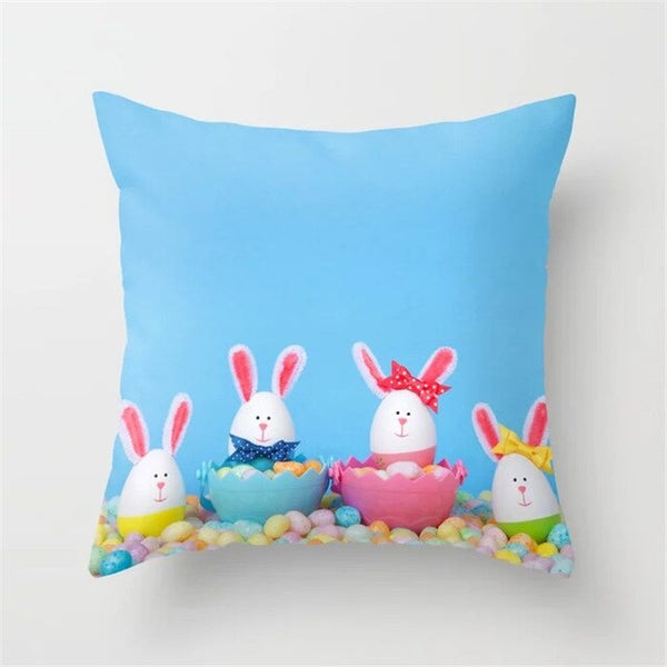 Throw Pillow Cover Easter Print Pillow Case