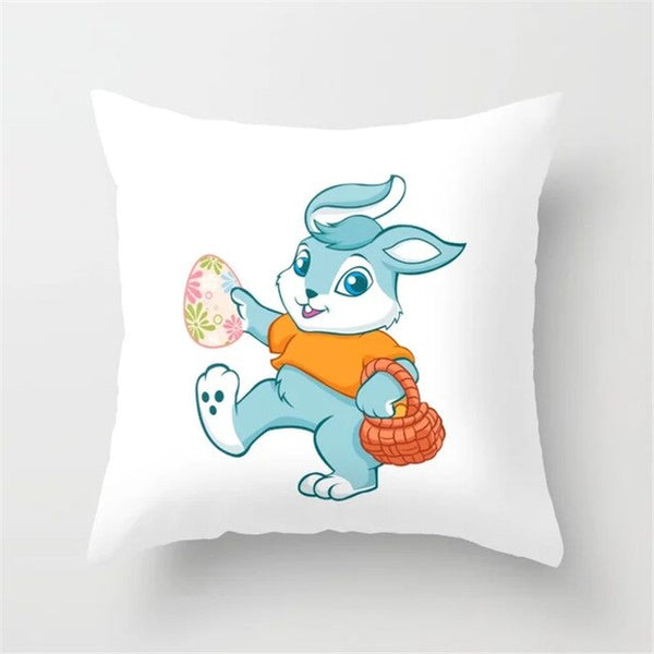 Throw Pillow Cover Easter Print Pillow Case