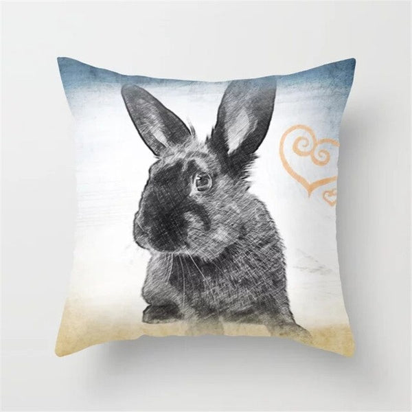 Throw Pillow Cover Easter Print Pillow Case