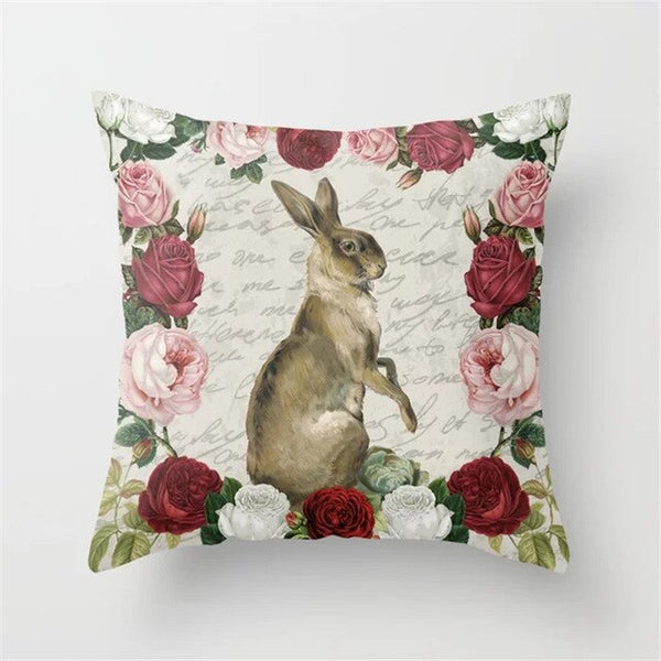 Throw Pillow Cover Easter Print Pillow Case