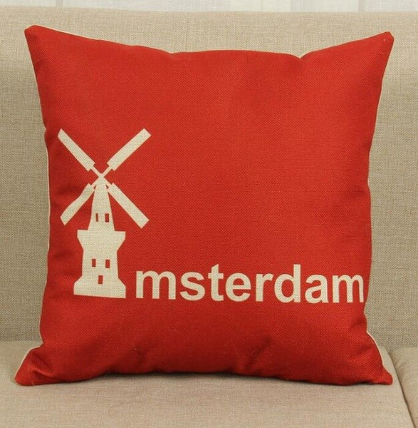 London Pairs Classic Vintage Cushion Covers