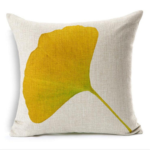 Cushion Cover Plank Maple Leaf Throw Pillow Cover