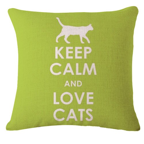 Keep Clam Love Dog Cushion Cover Bulldog