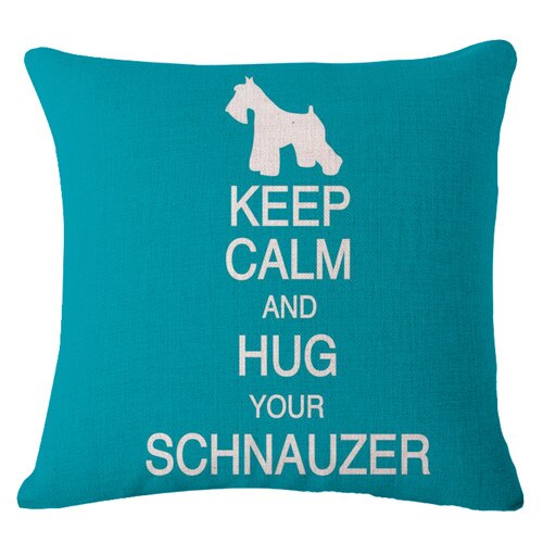 Keep Clam Love Dog Cushion Cover Bulldog