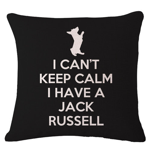 Keep Clam Love Dog Cushion Cover Bulldog