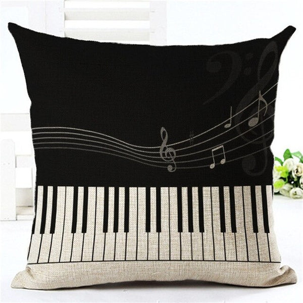 Music Series Note Printed High Quality Pillowcase