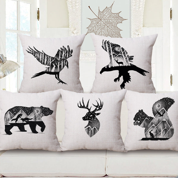 Animal Pillow Cushions Home Decor Pillow Case